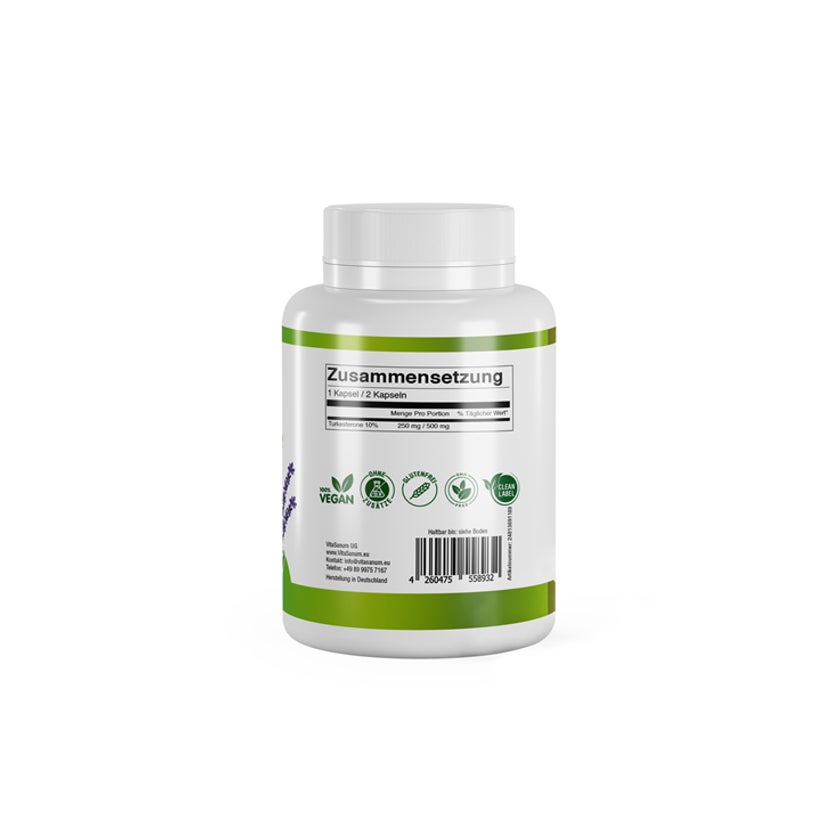 VitaSanum®- Turkesterone (Ajuga turkestanica) 250 mg 90 Kapseln 90 St