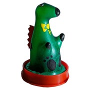 Scherzkondom mit Figur «Drache» 1 Stück, handbemalt (1 Stück) 1 St