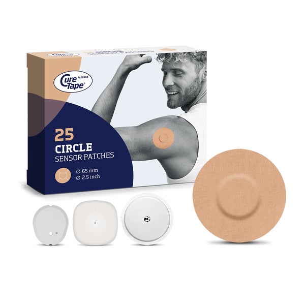 CureTape Sensor Patch - Freestyle Libre 3 & Dexcom Sensor G7 25 St