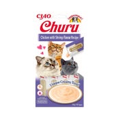 INABA Churu Cat Püree Huhn & Garnelen 4 x 14g 0,06 kg