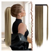 Pferdeschwanz Haarteil Haarverlängerung 70 cm 12H29# Hellbra 1 St
