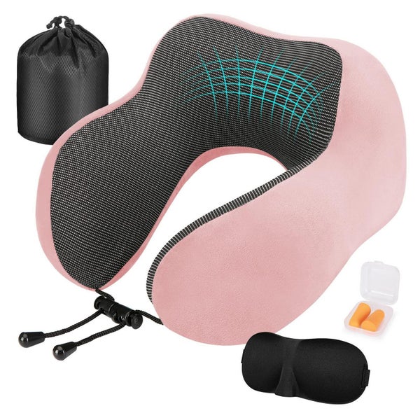 Nackenkissen Memory Foam ergonomisch Reisekissen 1 St