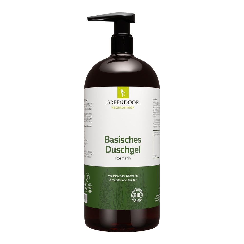 GREENDOOR Basisches Duschgel XL Rosmarin 500 ml