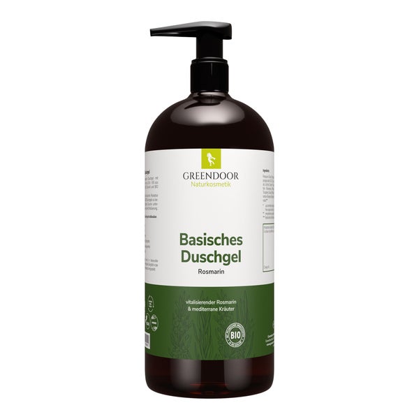 GREENDOOR Basisches Duschgel XL Rosmarin 500 ml