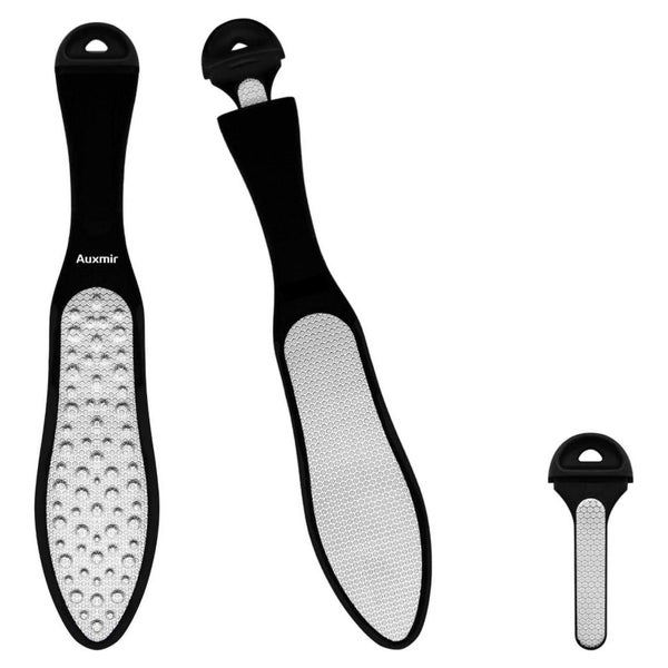 Auxmir Hornhautentferner 3-in-1 Upgrade Fußfeile Edelstahl H 1 St