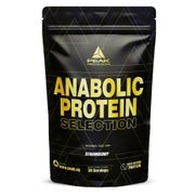PEAK Anabolic Protein Selection 900g - Geschmack Strawberry I 30 Portionen I Mehrkomponenten Protein mit Whey Isolat, Konzentrat, Hydrolysat & Sojaprotein-Isolat I L-Leucin I Muskelaufbau 900 g