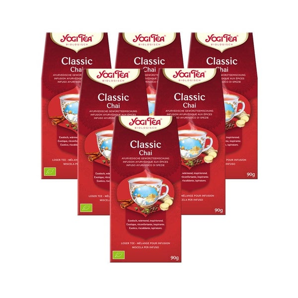 Yogi Tea - Classic Chai loser Bio Gewürztee | 6 x 90 g lose 17 St