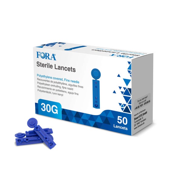 FORA Lanzetten - 30G  (50 Stück) 1 St