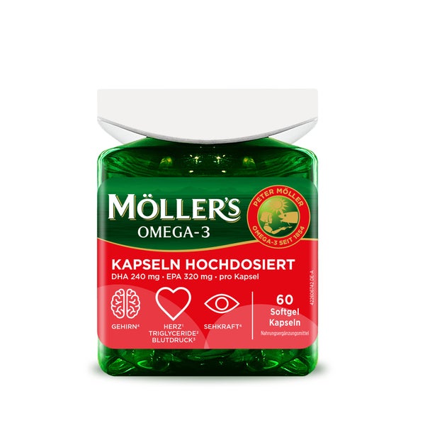 Möller’s Omega-3 Kapseln hochdosiert 60 St