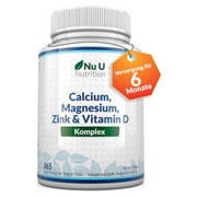 Nu U Nutrition Calcium Magnesium Zink & Vitamin D3 365 St