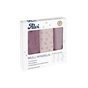 Alvi Mull Windeln "Curly Dots" 3er Pack 1 St