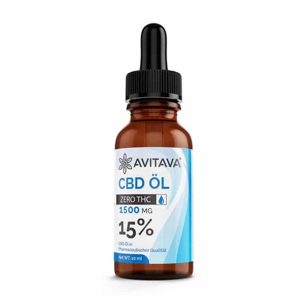 ZERO 15% CBD Öl THC-freies hochaktives CBD Öl 10 ml