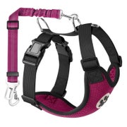 Hundegeschirr Sicherheitsgurt Auto 2 Karabinerhaken L Rosaro 1 St