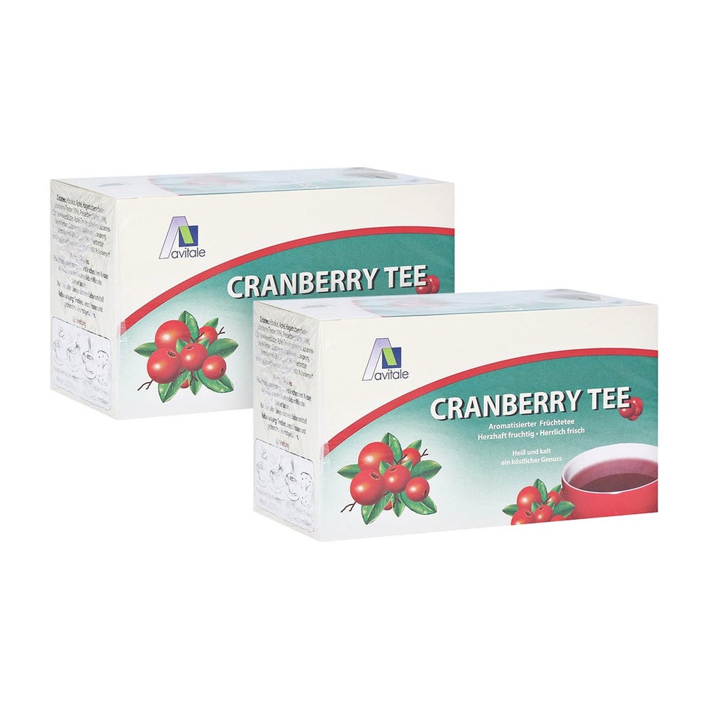 Avitale® Cranberry Tee Doppelpack 2X20 St
