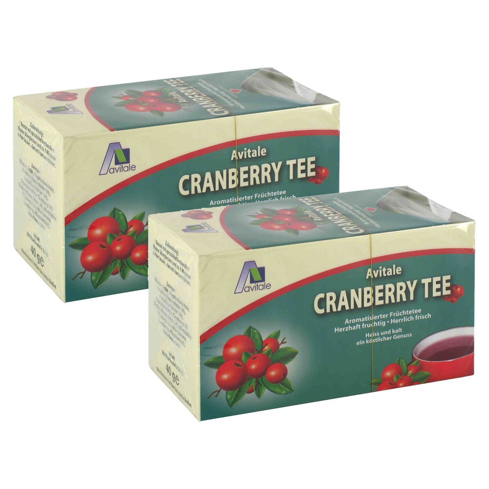 Avitale Cranberry Tee Filterbeutel 2X20 St