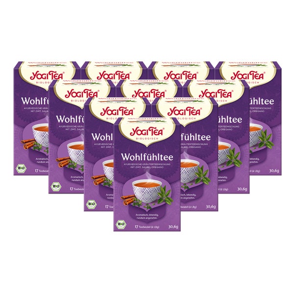 Yogi Tea - Wohlfühltee Bio Kräutertee | 10 x 30,6g 10x17 St