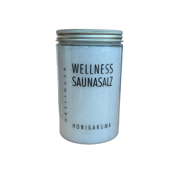 Haslinger Wellness Saunasalz mit Honigaroma 450 g