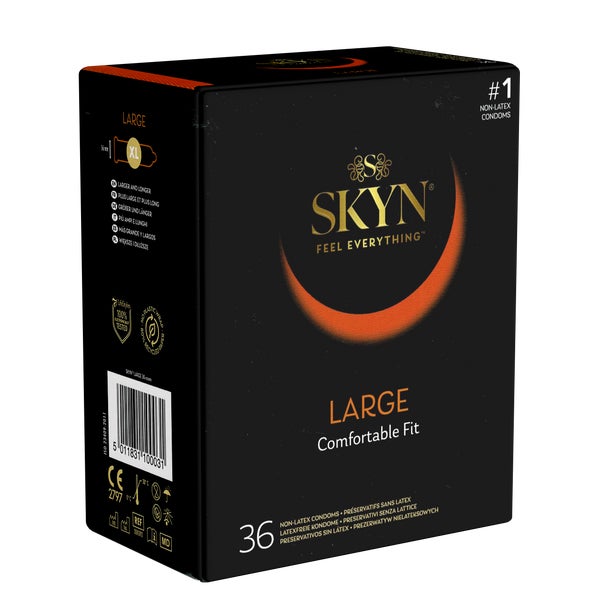 «Large» große, latexfreie Kondome aus Sensoprène™ (36 Kondome) 36 St