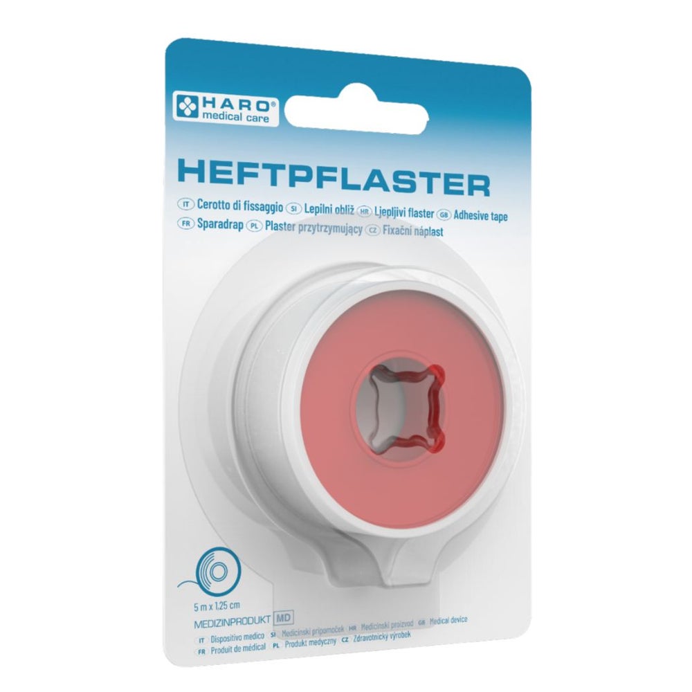 Haro Heftpflaster zur Fixierung von Verbänden - 5m x 1,25 cm 1 St