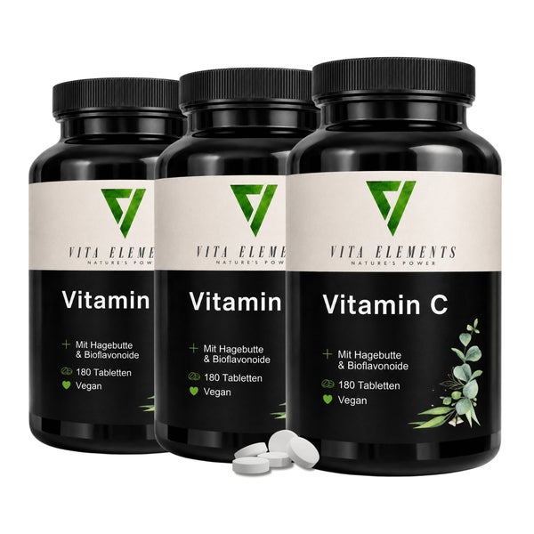 Vita Elements Vitamin C Tabletten 3 x 180 St