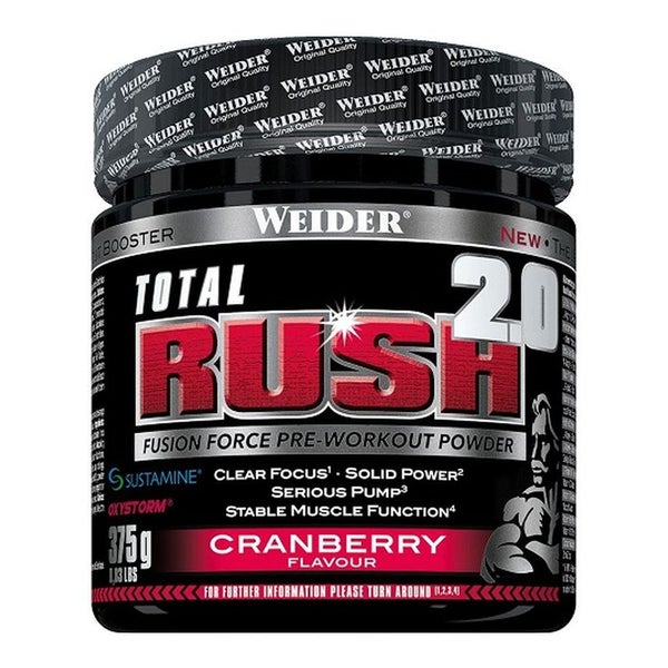 Weider Total Rush 2.0 Booster Cranberry