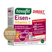 Taxofit Eisen+vitamin C Direkt Granulat 20 St