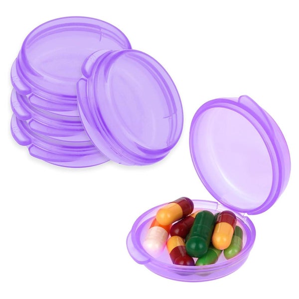 Pillendose Mini Pillen Organizer Tragbar Vitamin Halter 5 Li 1 St