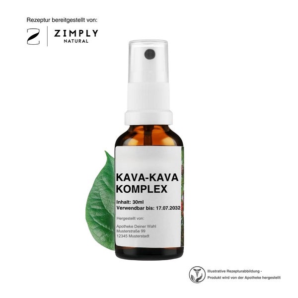 Zimply Natural KAVA-KAVA KOMPLEX - Pflanzbasierte Rezeptur 30 ml