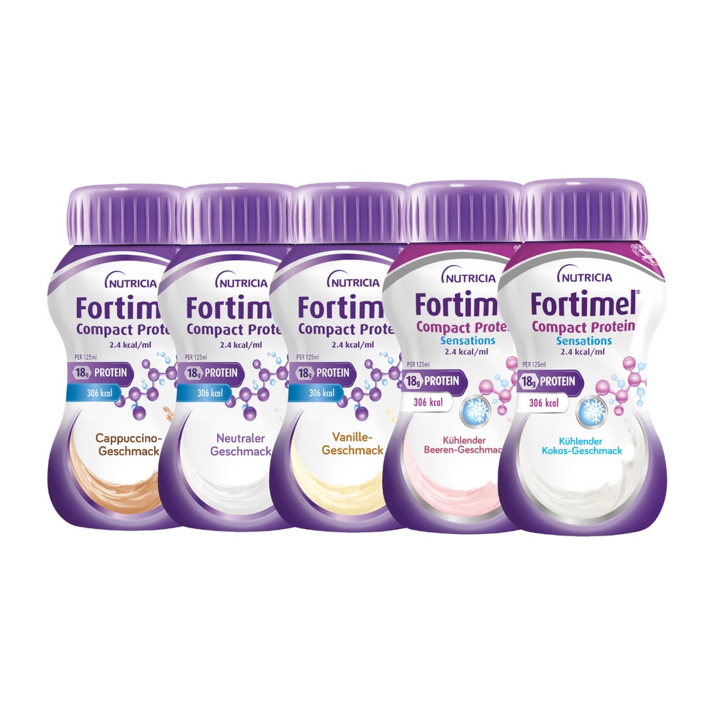 Fortimel Compact Protein 2.4 Kcal Mischkarton 8X4X125 ml