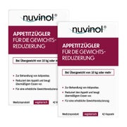 Produktabbildung: nuvinol Appetitzügler Kapseln Doppelpack 2X42 St