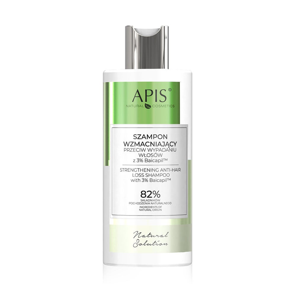 APIS NATURAL SOLUTION, Kräftigendes Shampoo gegen Haarausfall mit 3% Baicapil