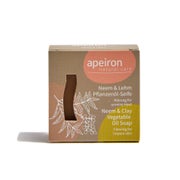 Produktabbildung: apeiron Pflanzenöl-Seife Neem & Lehm 100g - Klärung für unreine Haut 100 g