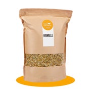 teeverliebt - Kamille loser Kräutertee Großpackung I Wohltuender Kamillentee ganze Blüten | 1kg 1000 g
