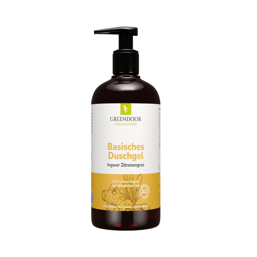 GREENDOOR Basisches Duschgel Ingwer Zitronengras 250 ml