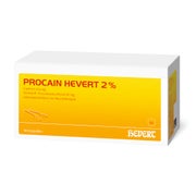 Procain Hevert 2% Injektionslösung Ampullen 100X2 ml