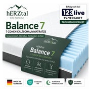 hERZtal 7-Zonen Wellness Matratze 160x200 cm