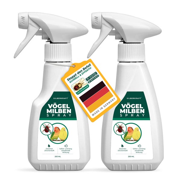 Silberkraft Milbenspray Vögel 2 x 250 ml 500 ml