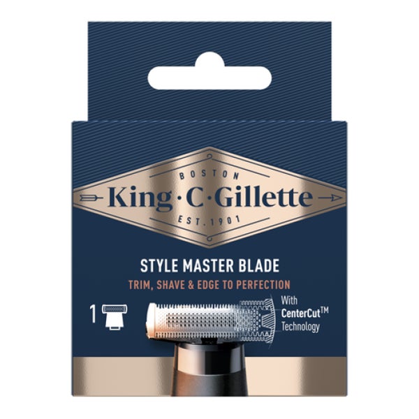 King C. Gillette Style Master Klinge, Ersatzklinge 1 St
