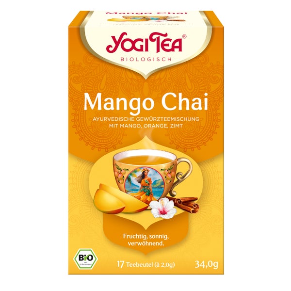 Yogi Tea - Mango Chai Bio Gewürztee | 17 x 2g 17 St