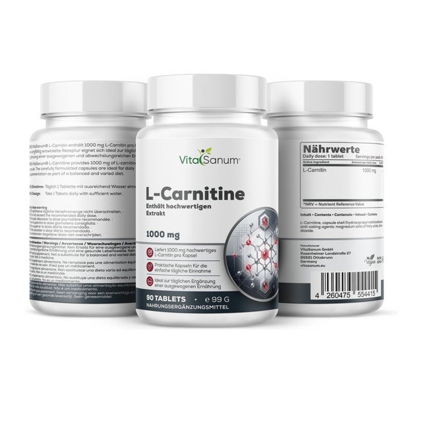 VitaSanum® L-Carnitin – 1 Kapsel Tagesportion mit 1000 mg L-Carnitin 99 g online kaufen