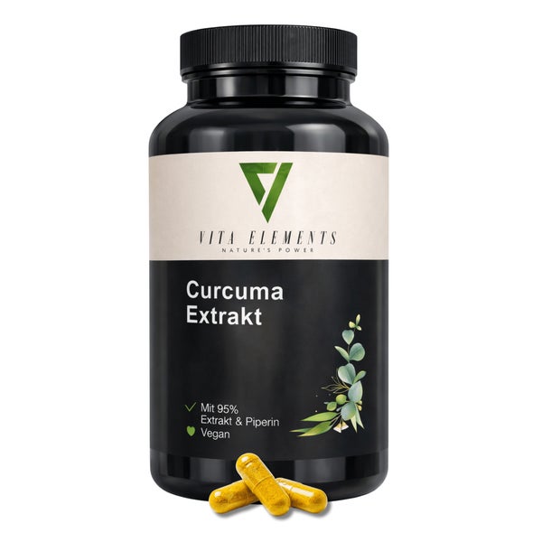 Vita Elements Curcuma Extrakt Kapseln 90 St