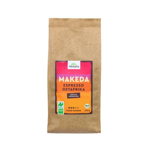 Herbaria Espresso MAKEDA Bio-Bohnen - Naturland Fair