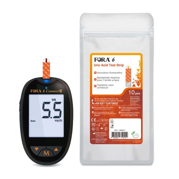 FORA 6 Connect Harnsäuremessgerät (Multi-Parameter) - mg/dl 1 St