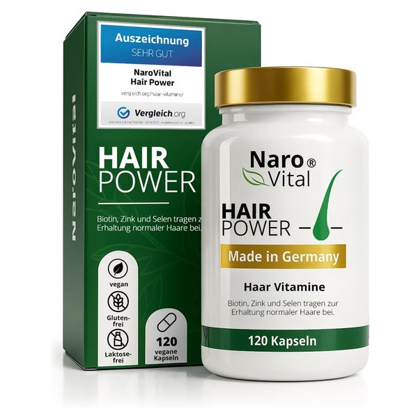 Haar Vitamine Komplex | 5 mg Biotin, Zink, Selen 120 St