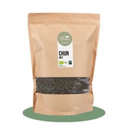 teeverliebt - Chun Mee Bio & Fairtrade loser Grüntee Großpackung I Fein-herb mit leichter Rauchnote | 1kg 1000 g