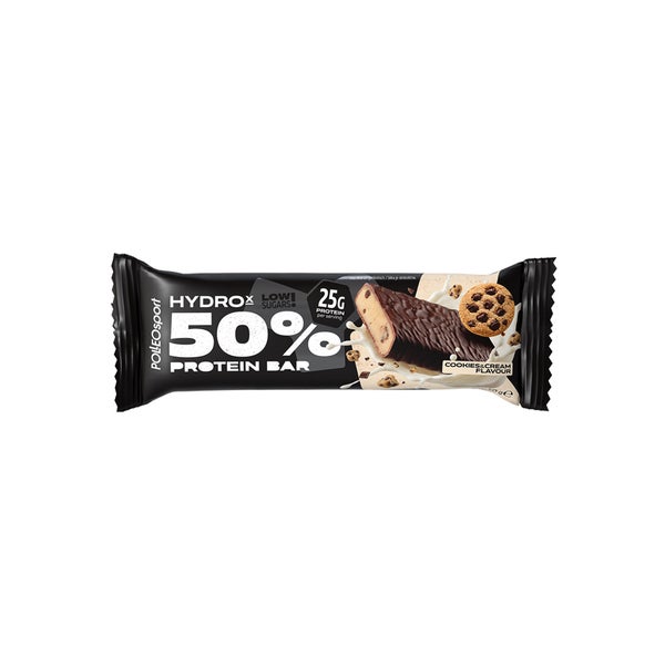 Polleo HydroX 50% Protein Bar, 50 g, Cookies & Cream 50 g