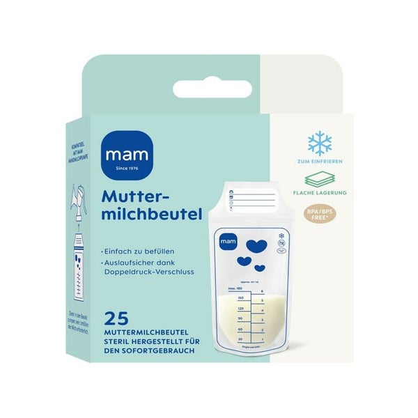 MAM Muttermilchbeutel 180ml 25 Stück 25 St
