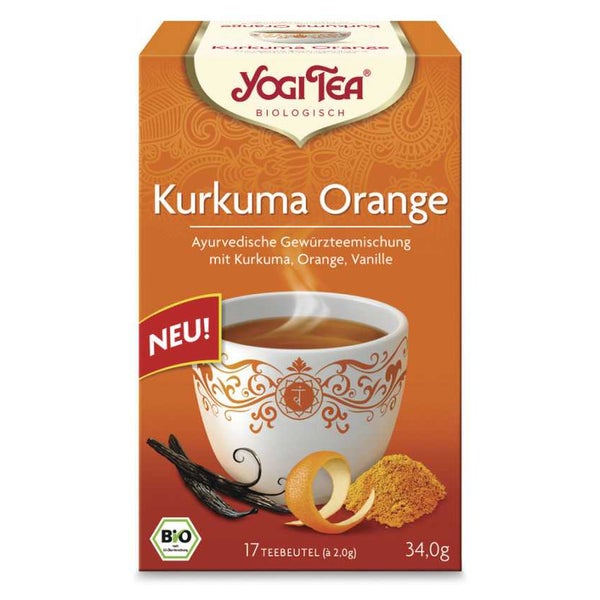 YOGI TEA Kurkuma Orange Bio Filterbeutel 17X2,0 g