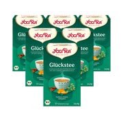 Yogi Tea - Glücks Tee Bio Kräutertee | 6 x 34 g 6x17 St