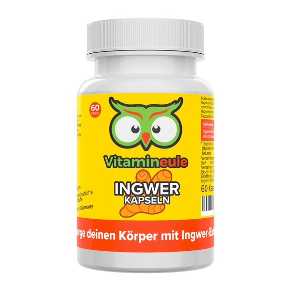 Vitamineule® Ingwer Kapseln 500 mg 60 St